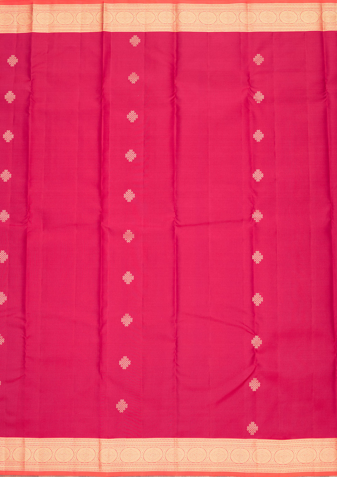 Pink Silk Buti Saree With Matching Blouse Piece