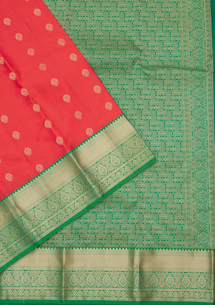 Pink Silk Buti Zariwork Saree With Matching Blouse Piece