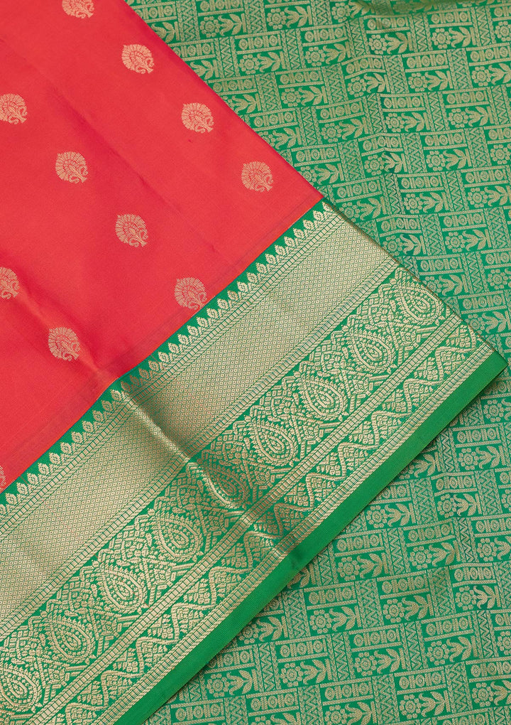 Pink Silk Buti Zariwork Saree With Matching Blouse Piece