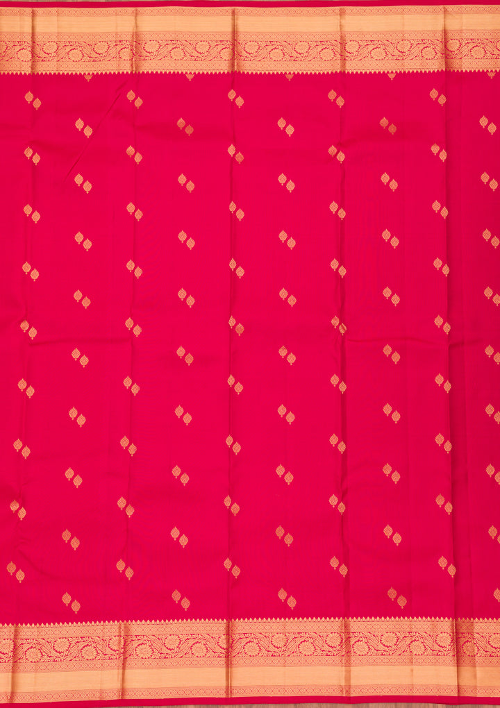 Red Zariwork Pure Silk Saree