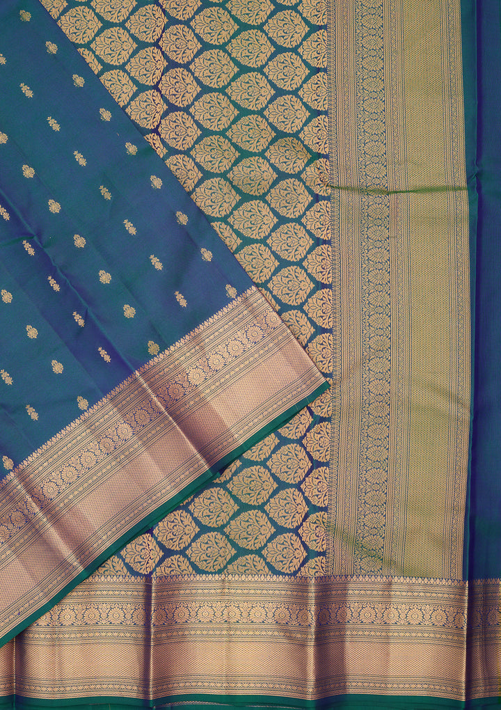 Blue Kanjivaram Pure Silk Saree