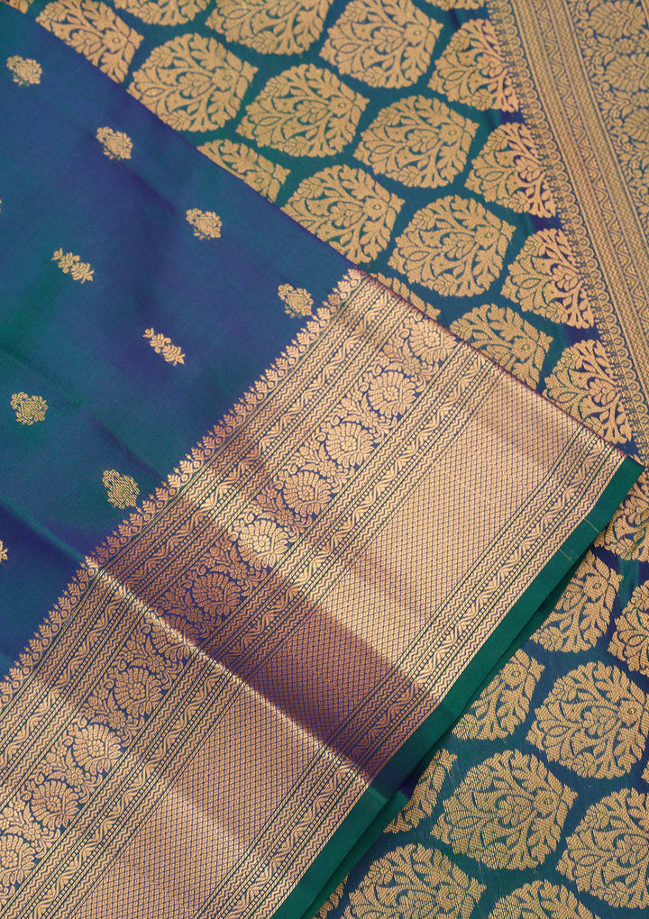 Blue Kanjivaram Pure Silk Saree