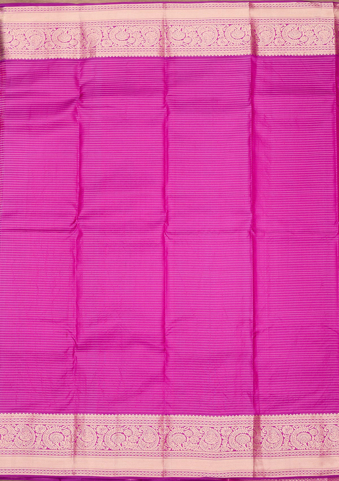 Pink Silk Checks Zariwork Saree With Matching Blouse Piece
