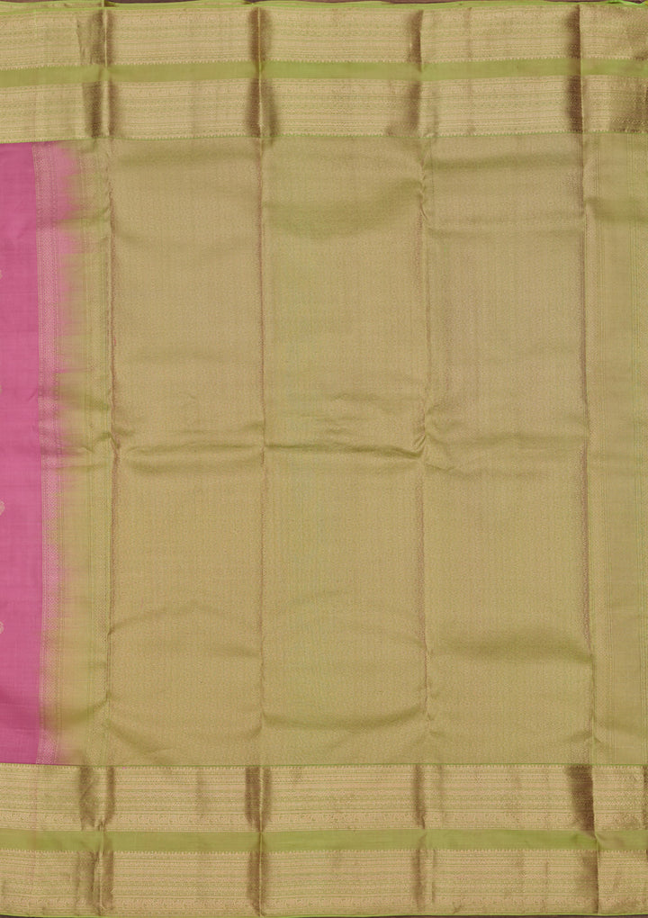 Pink Zariwork Pure Silk Saree