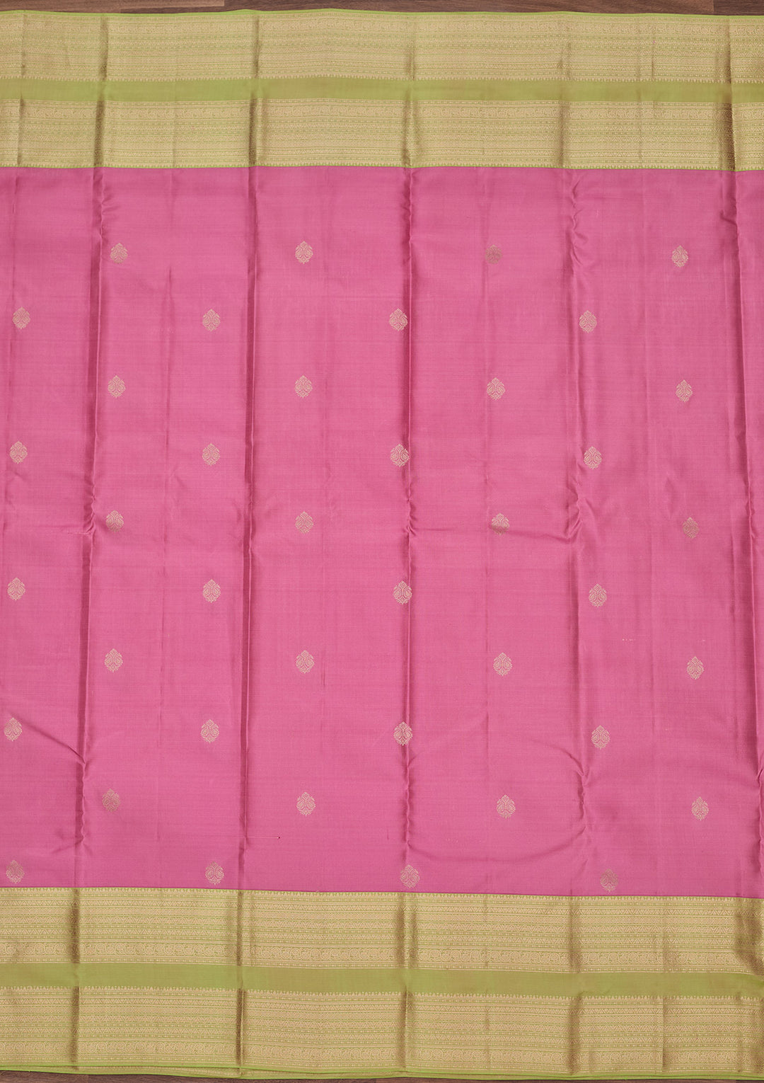 Pink Zariwork Pure Silk Saree