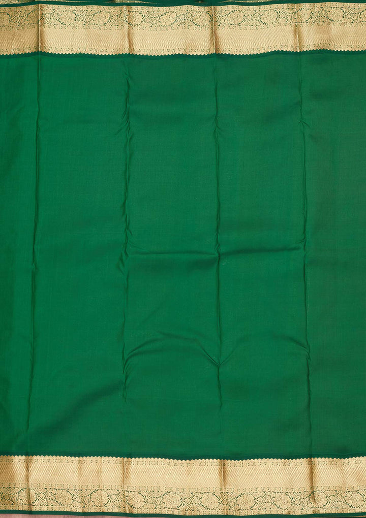 Mustard Yellow Silk Jaal Saree With Matching Blouse Piece