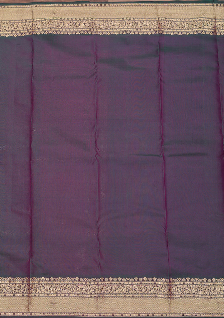 Royal Blue Zariwork Pure Silk Saree