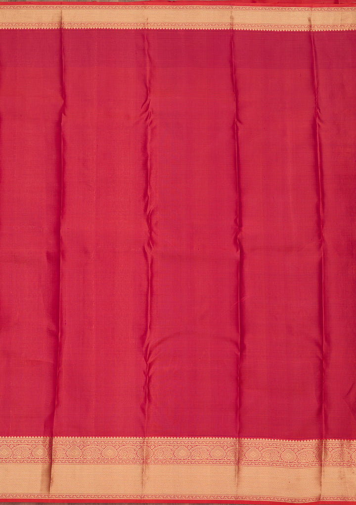 Purple Silk Jaal Saree With Matching Blouse Piece
