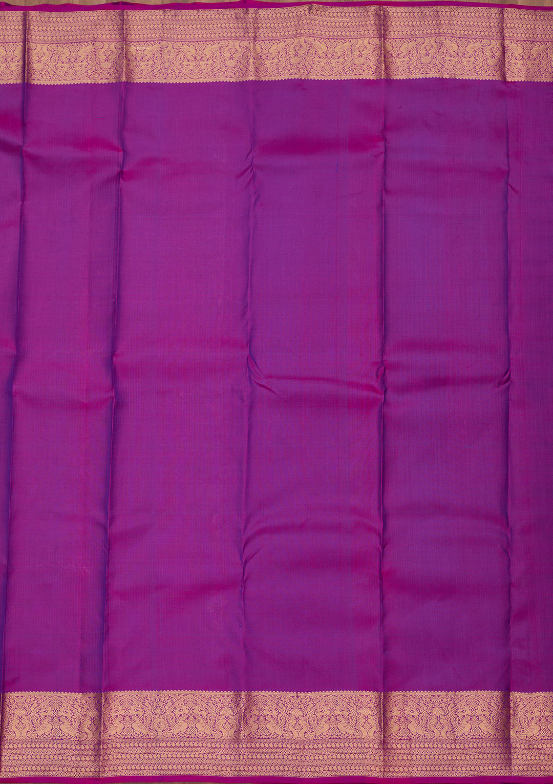 Peacock Blue Silk Jaal Saree With Matching Blouse Piece