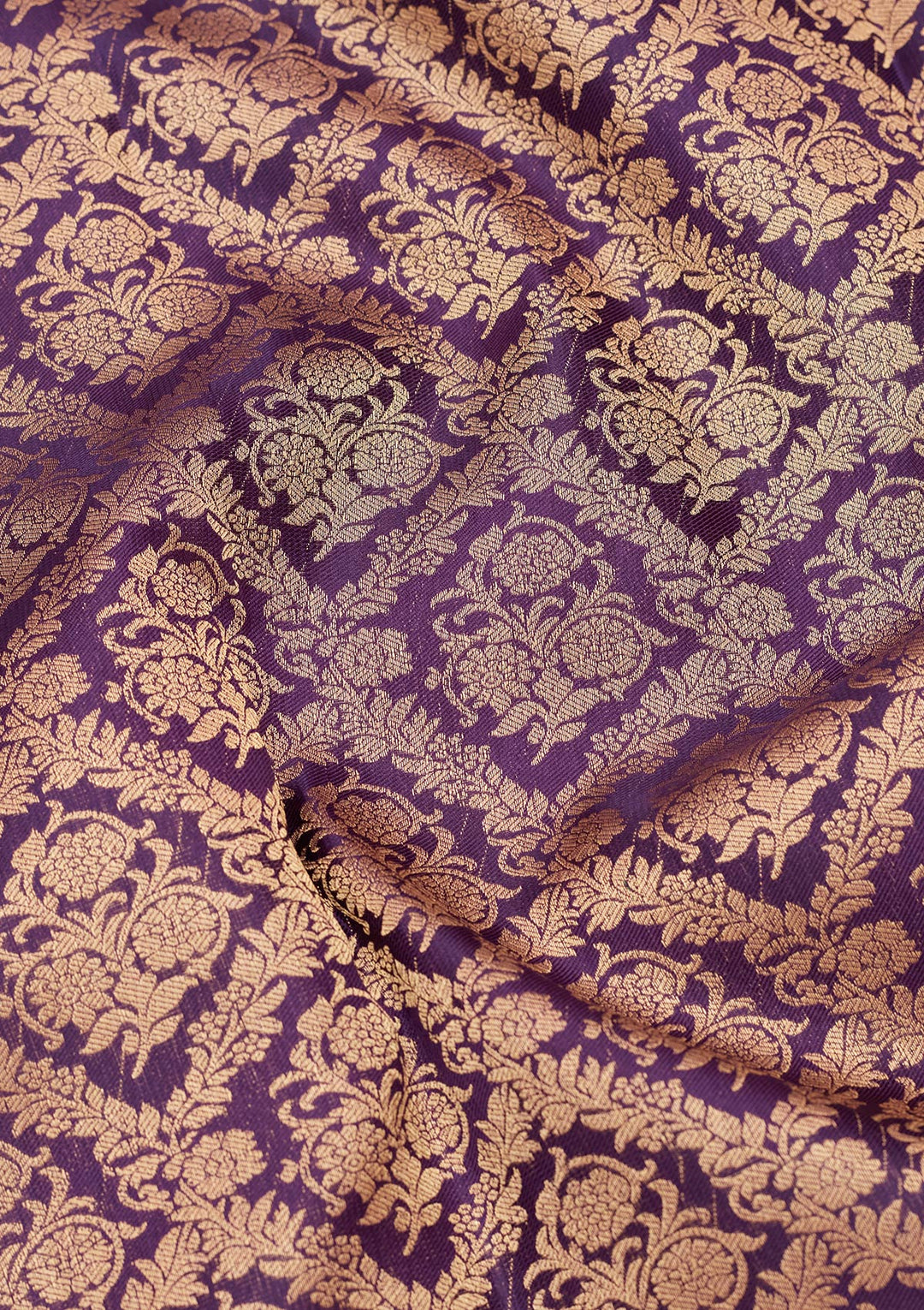 Navy Blue Zariwork Pure Silk Saree