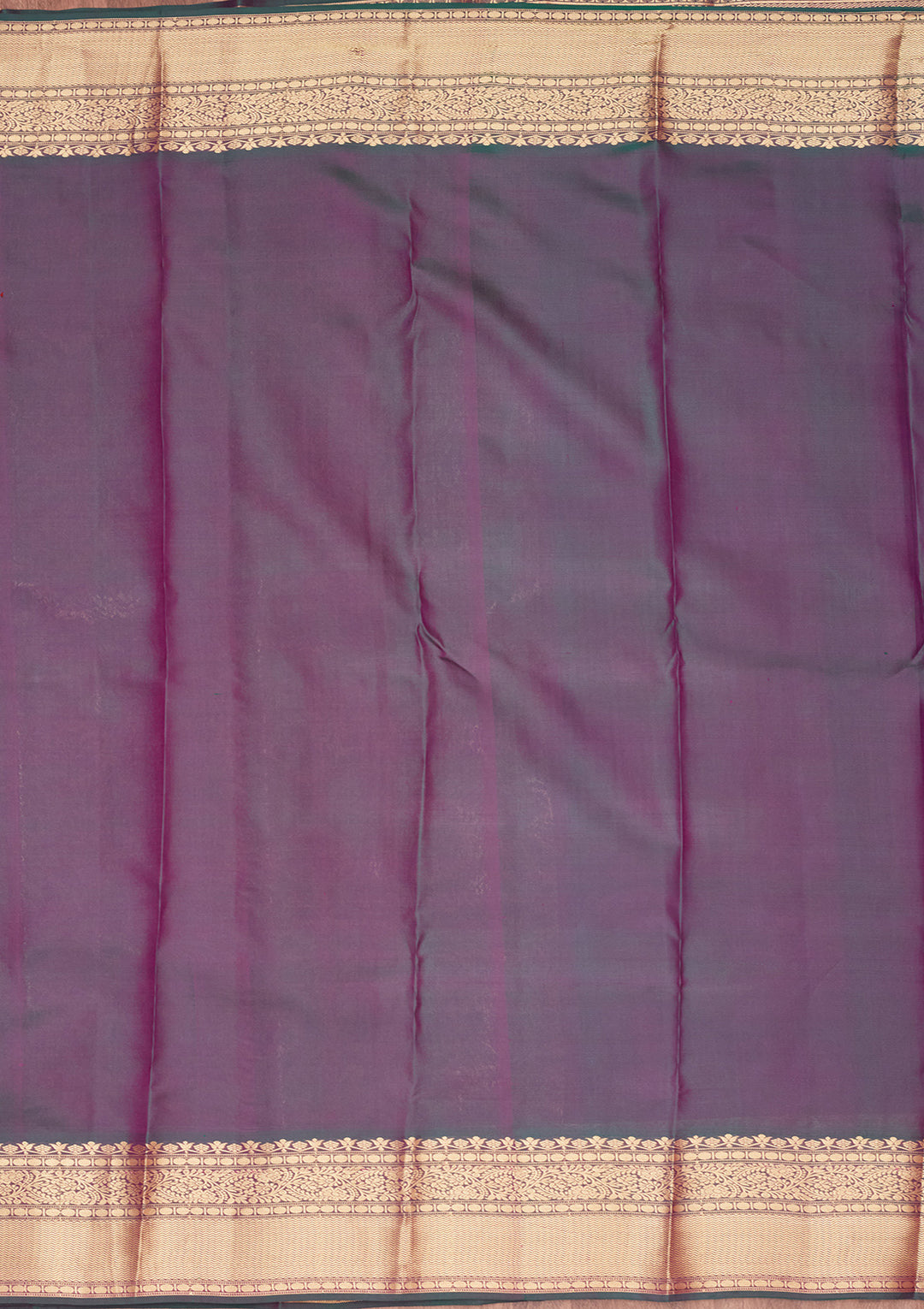 Purple Silk Jaal Saree With Matching Blouse Piece