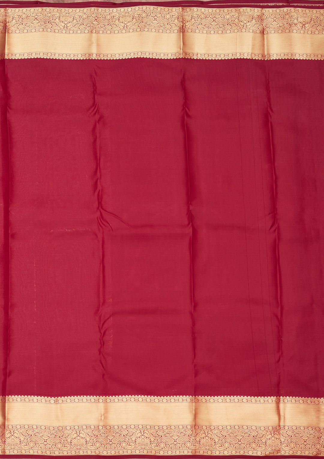 Brown Silk Jaal Saree With Matching Blouse Piece