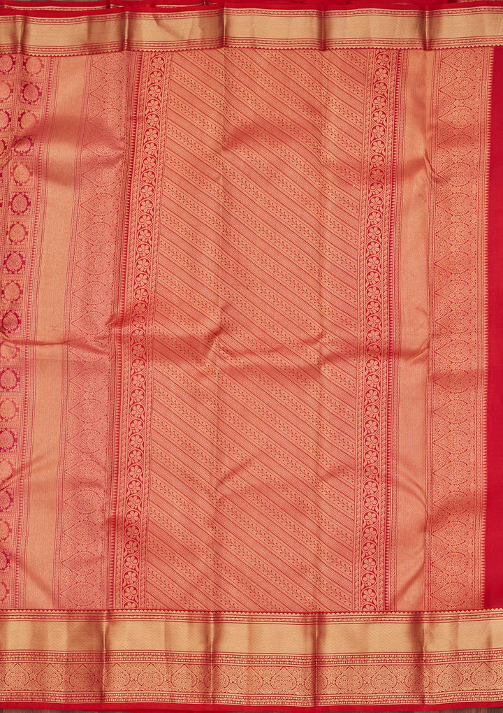 Onion Pink Silk Checks Saree With Matching Blouse Piece