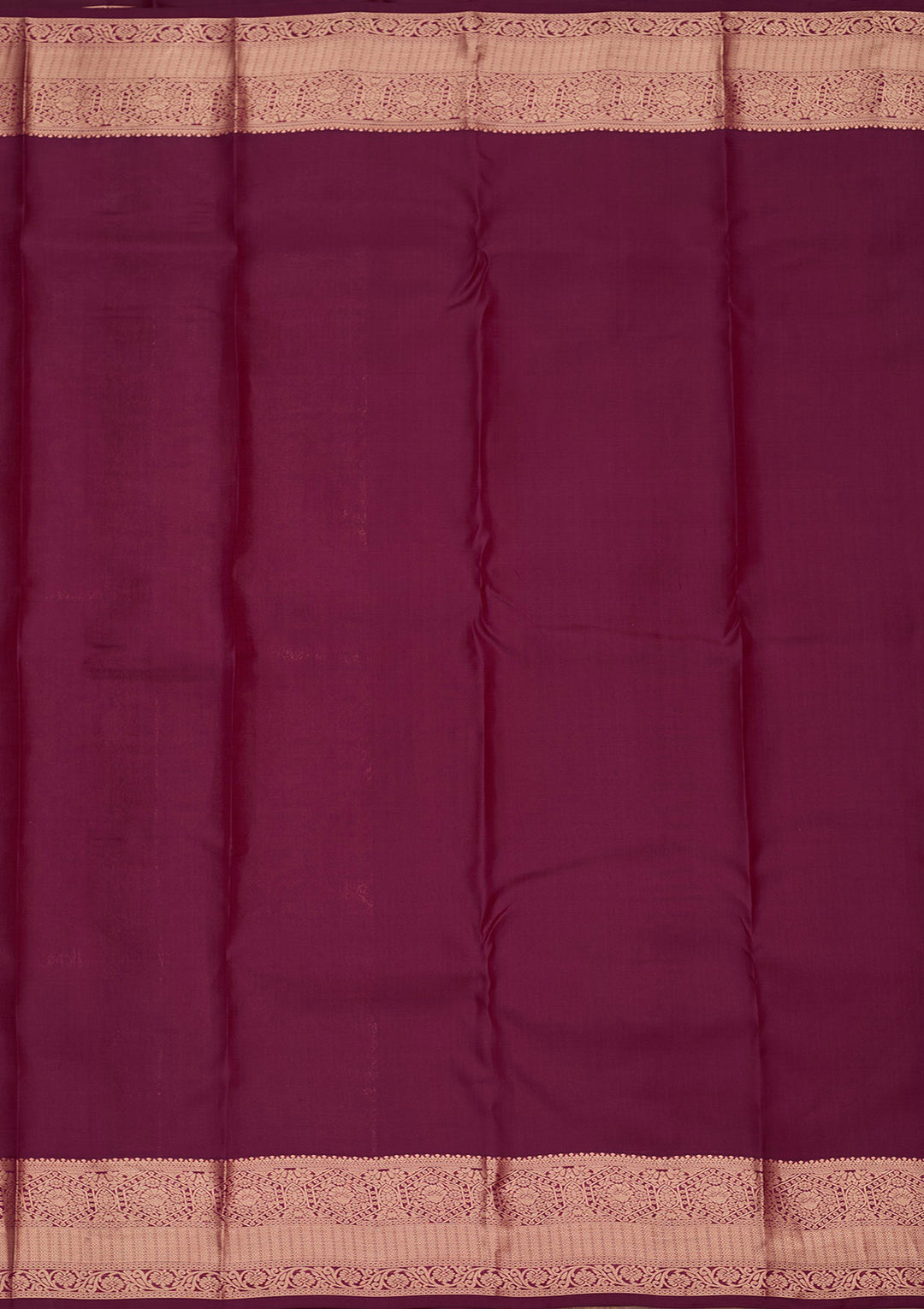 Wine Silk Jaal Saree With Matching Blouse Piece