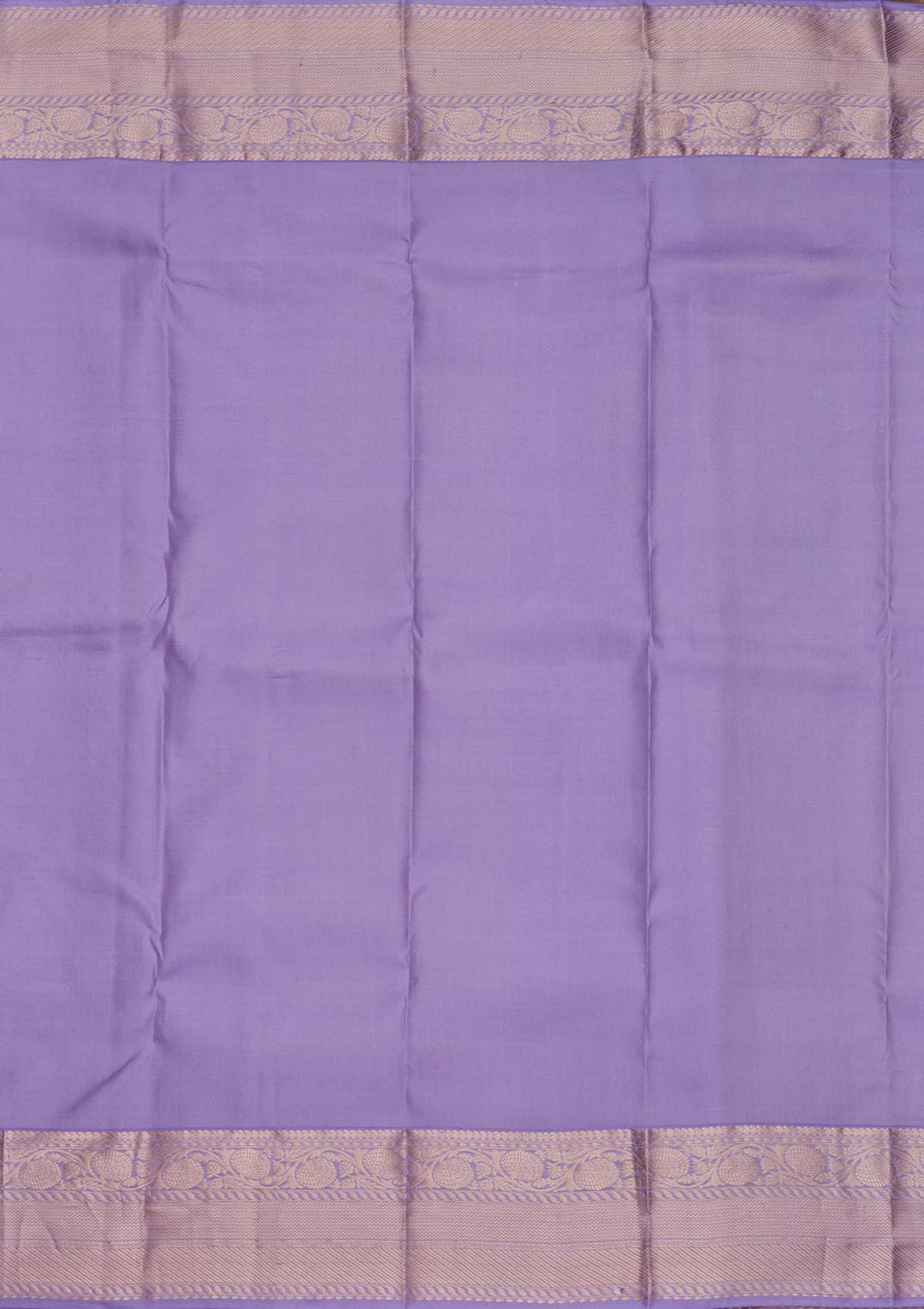 Lavender Silk Jaal Saree With Matching Blouse Piece