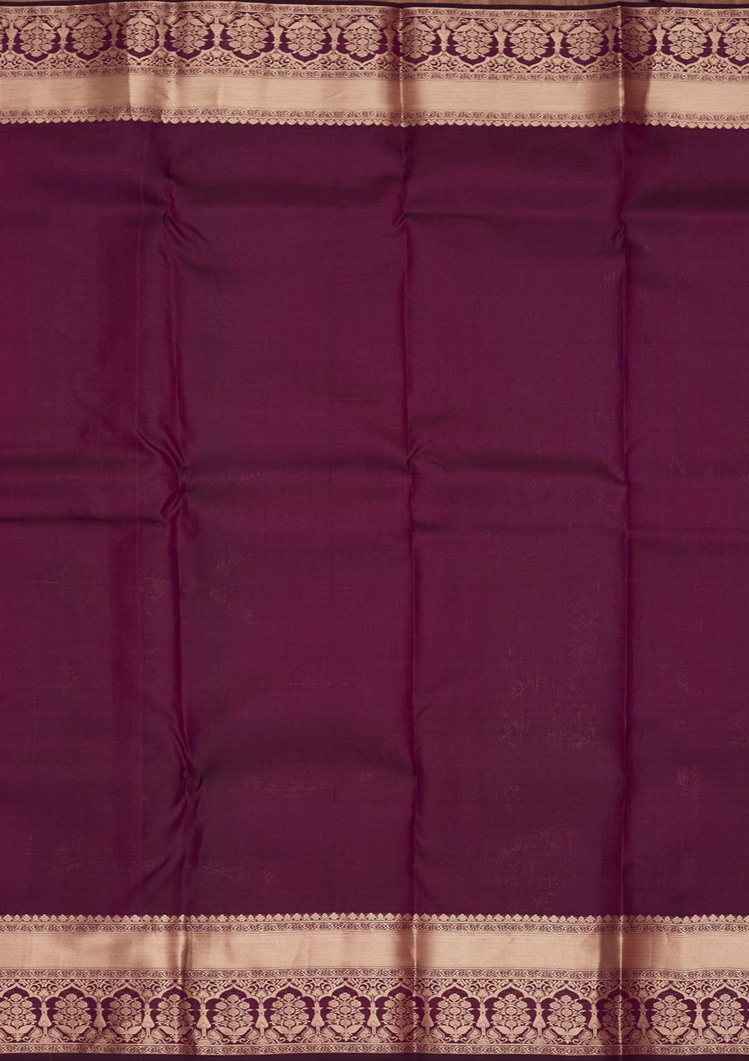 Purple Silk Jaal Saree With Matching Blouse Piece
