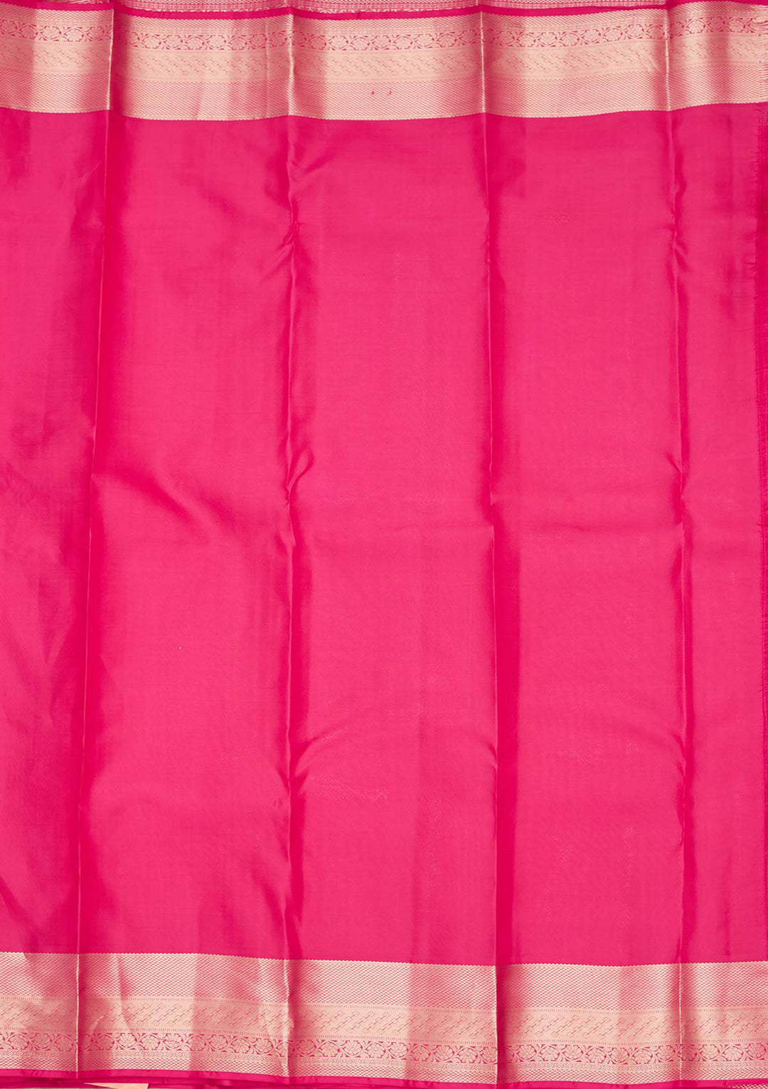 Rani Pink Silk Jaal Saree With Matching Blouse Piece