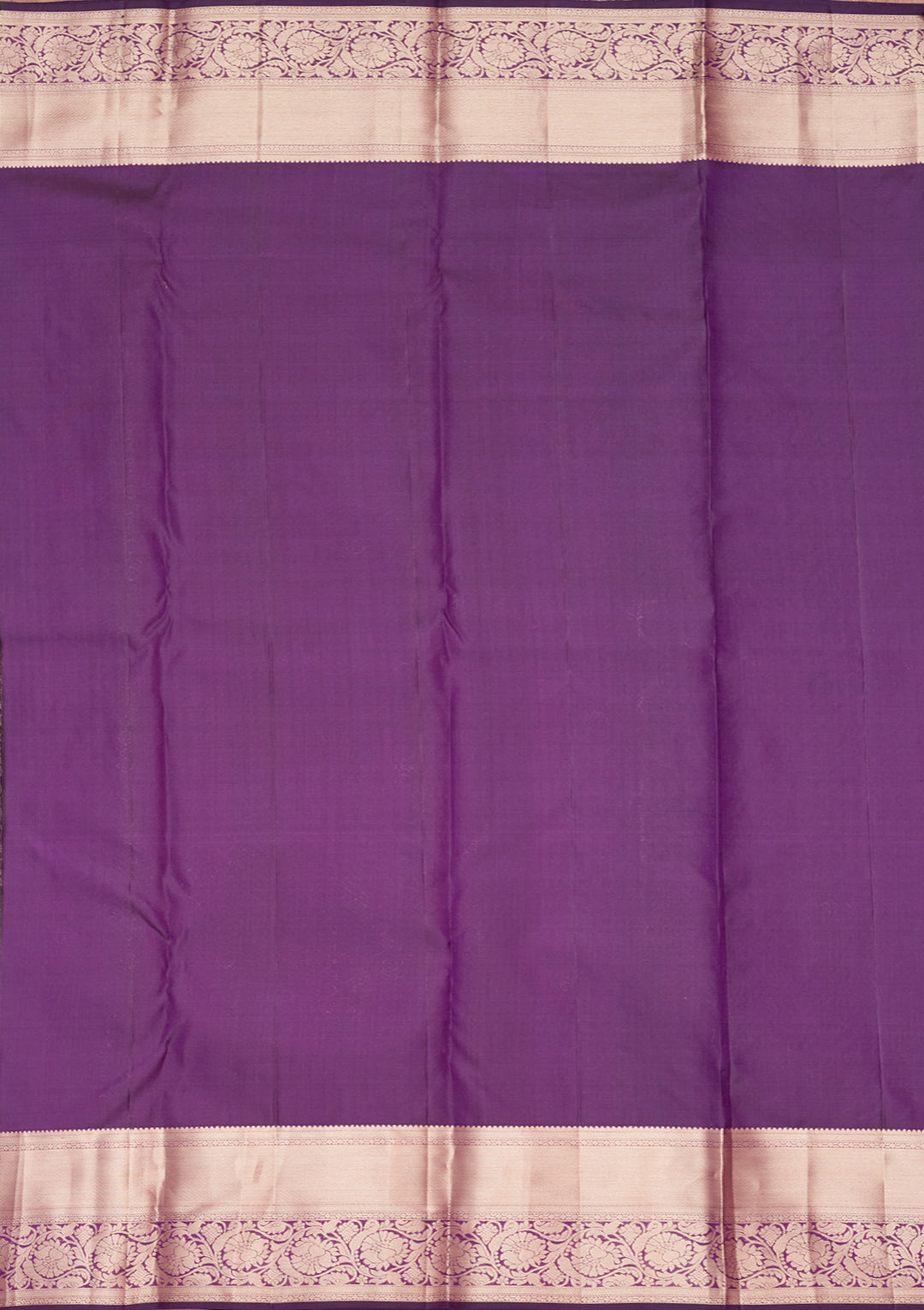 Purple Zariwork Pure Silk Saree