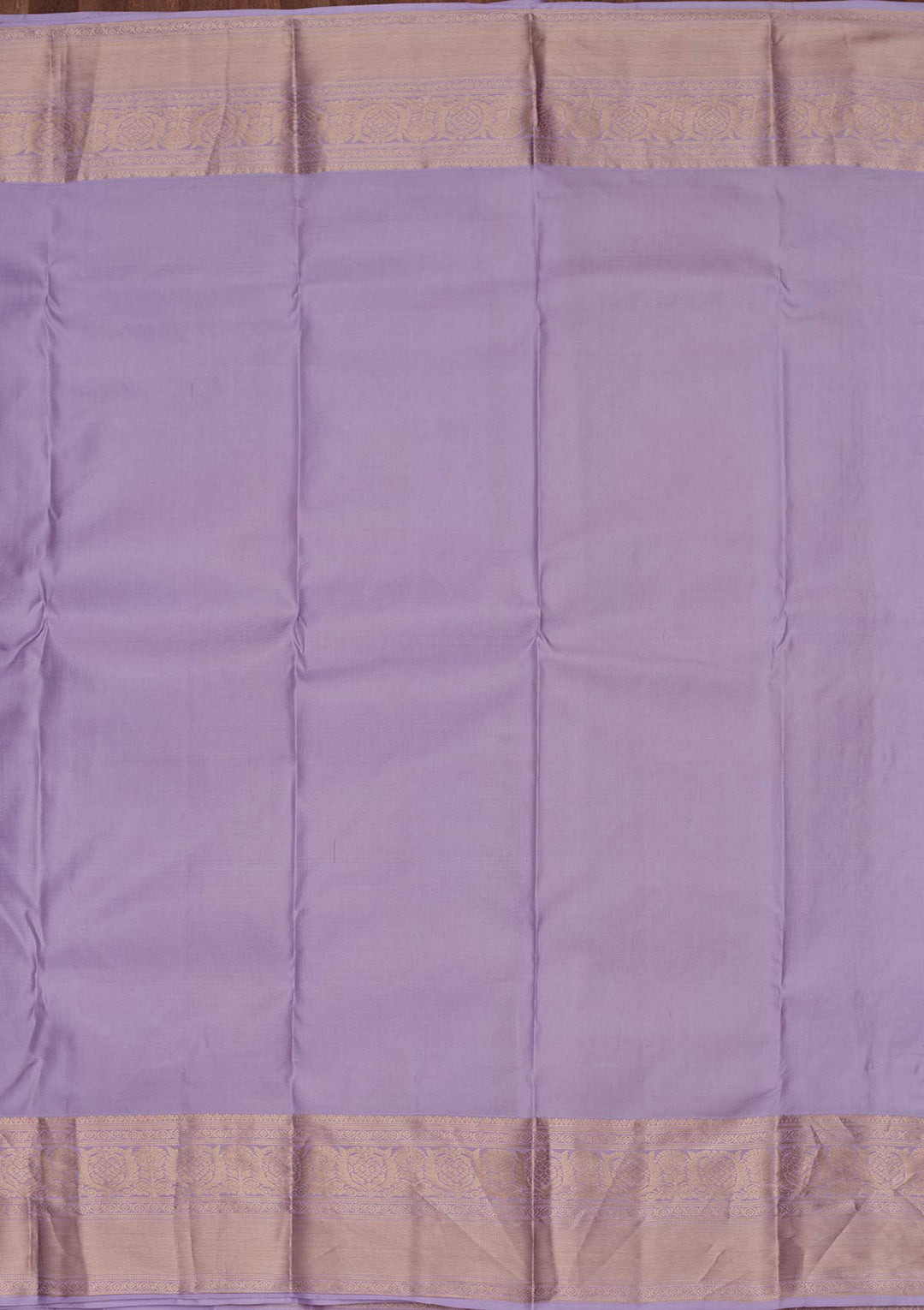Lavender Silk Jaal Saree With Matching Blouse Piece