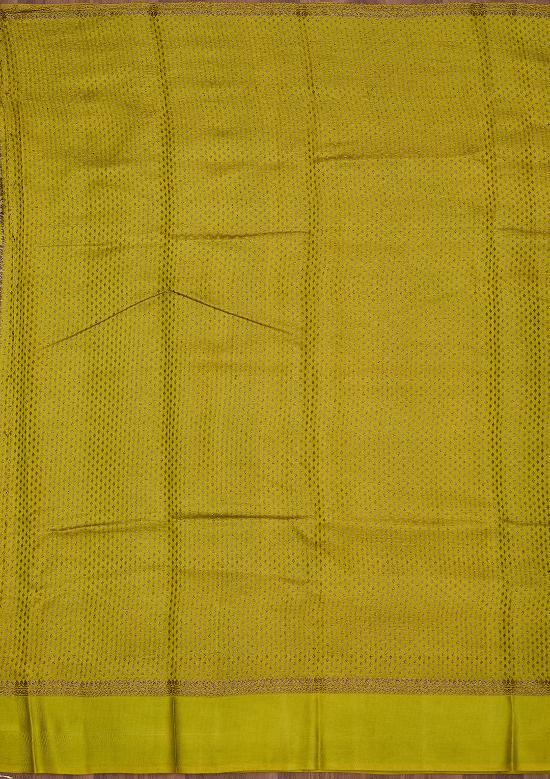 Lime Green Zariwork Pure Silk Saree