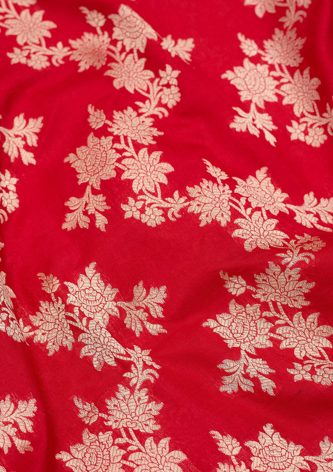 Red Zariwork Pure Silk Saree