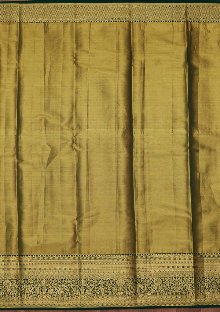 Mauve Tissue Jaal Saree With Matching Blouse Piece