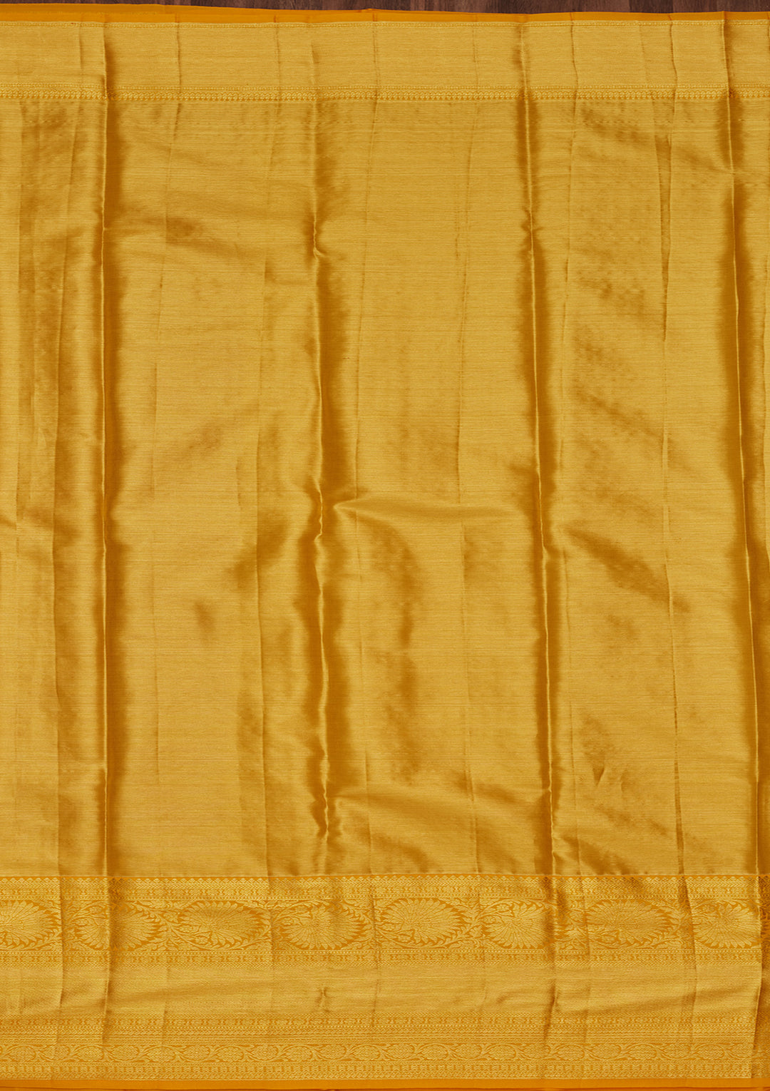 Rust Silk Jaal Saree With Matching Blouse Piece
