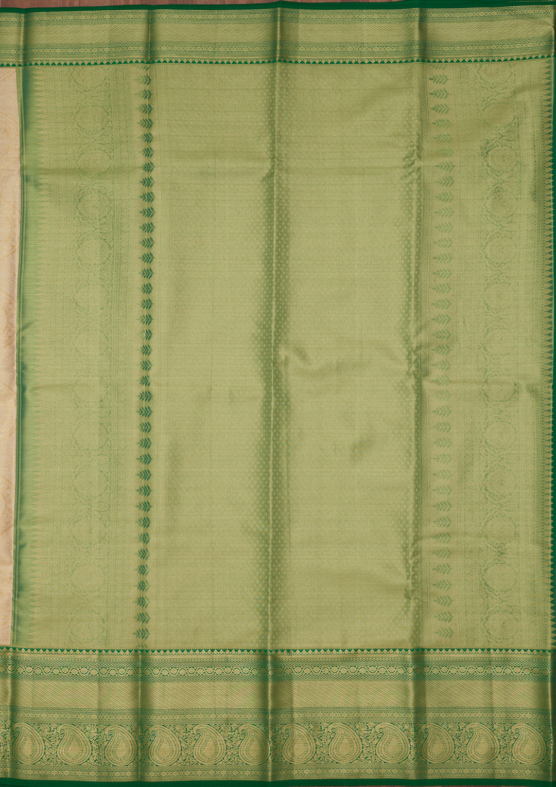 Gold Tissue Jaal Saree With Matching Blouse Piece