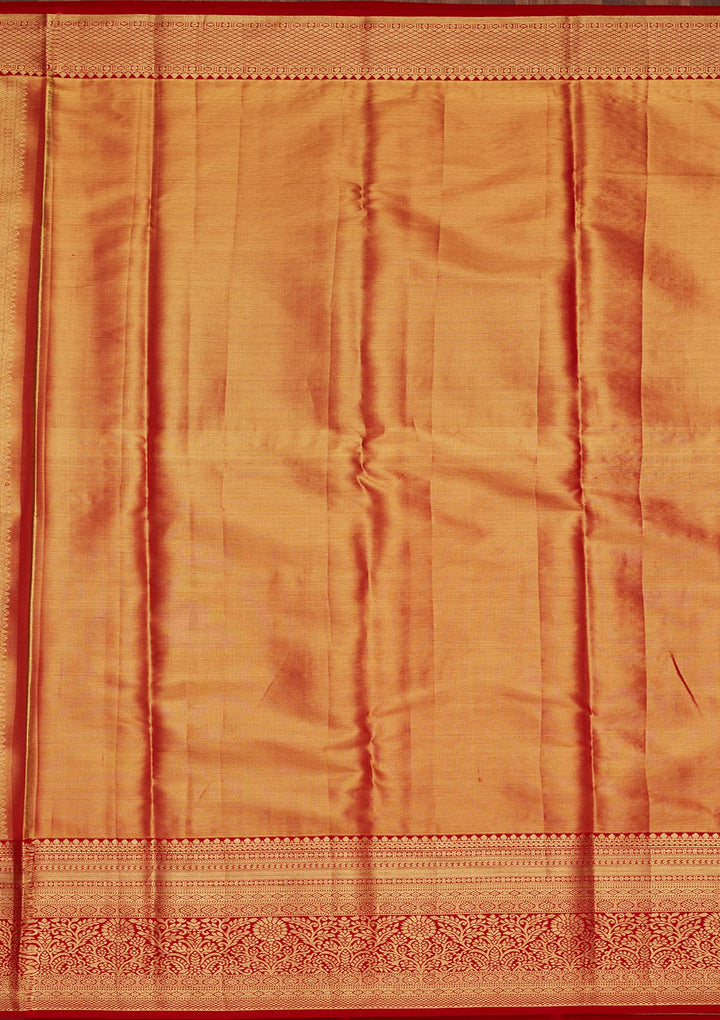 Sky Blue Silk Jaal Saree With Matching Blouse Piece