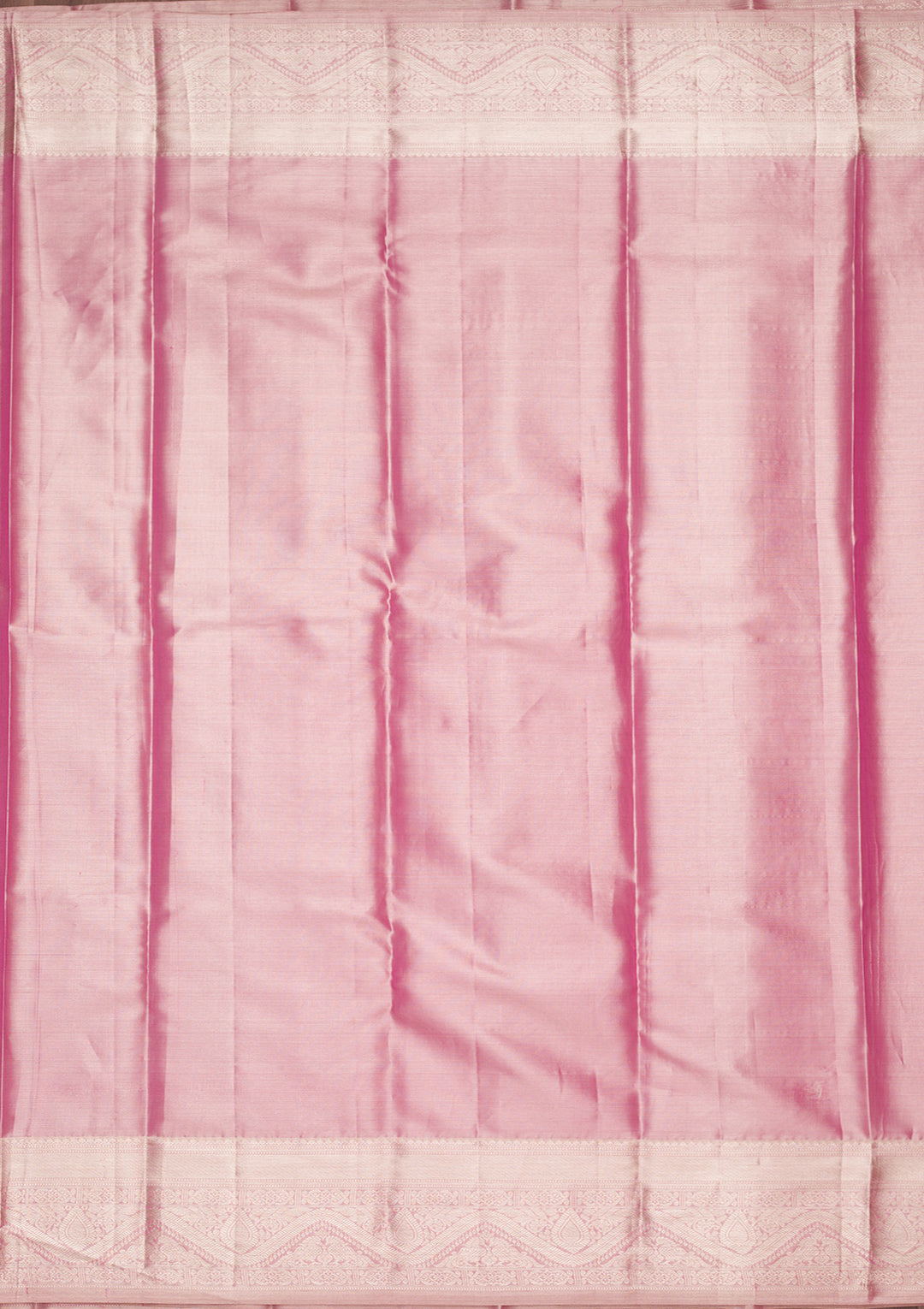 Pink Tissue Jaal Saree With Matching Blouse Piece