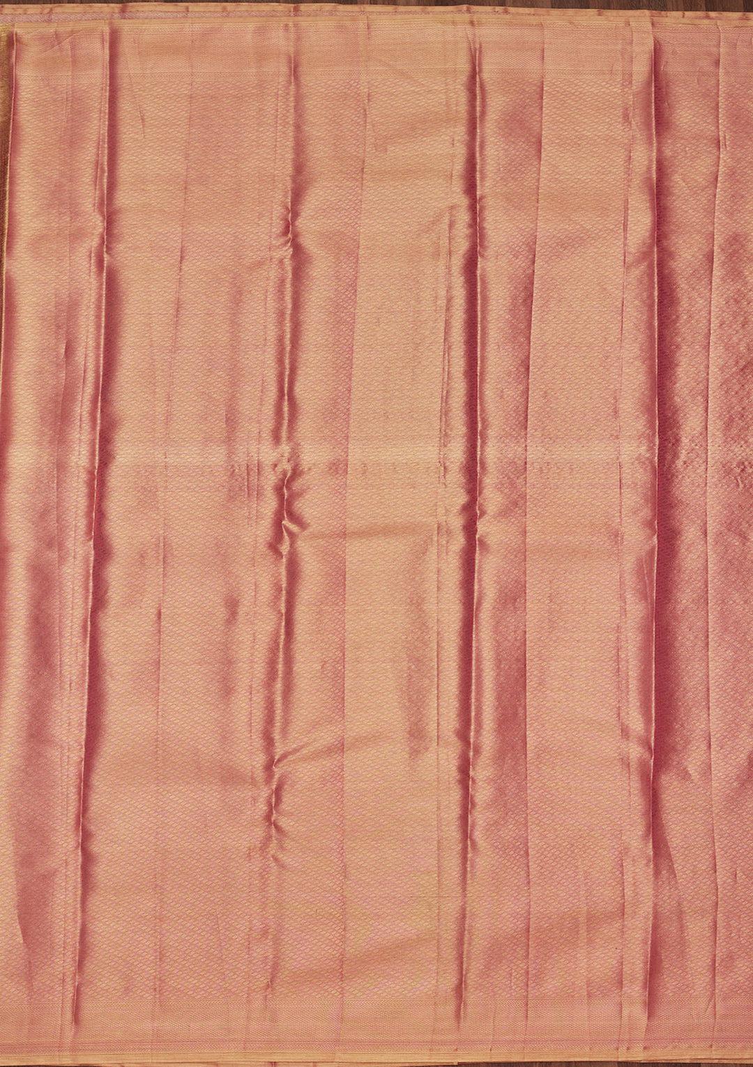 Onion Pink Silk Jaal Saree With Matching Blouse Piece