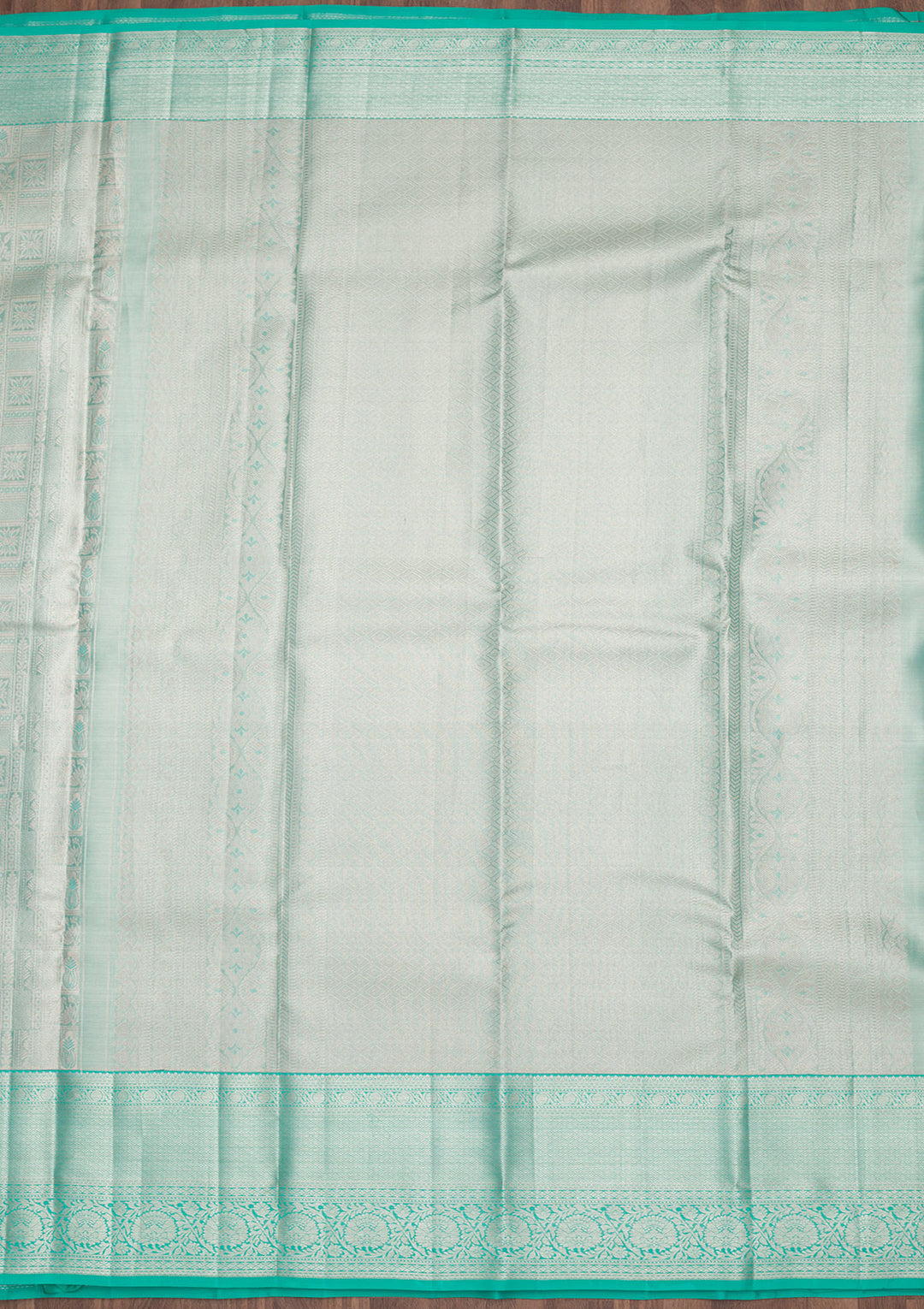 Sky Blue Zariwork Tissue Silk Saree