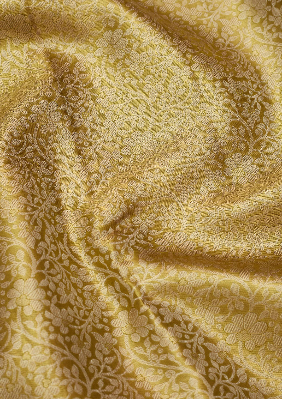 Mehandi Green Zariwork Tissue Silk Saree