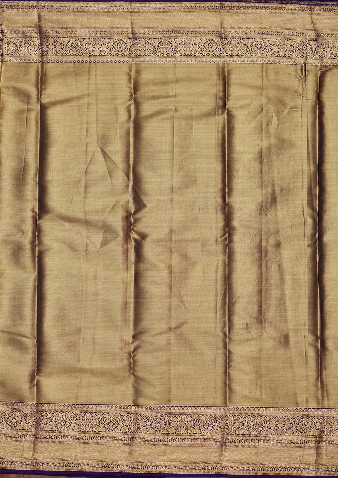 Navy Blue Tissue Jaal Saree With Matching Blouse Piece