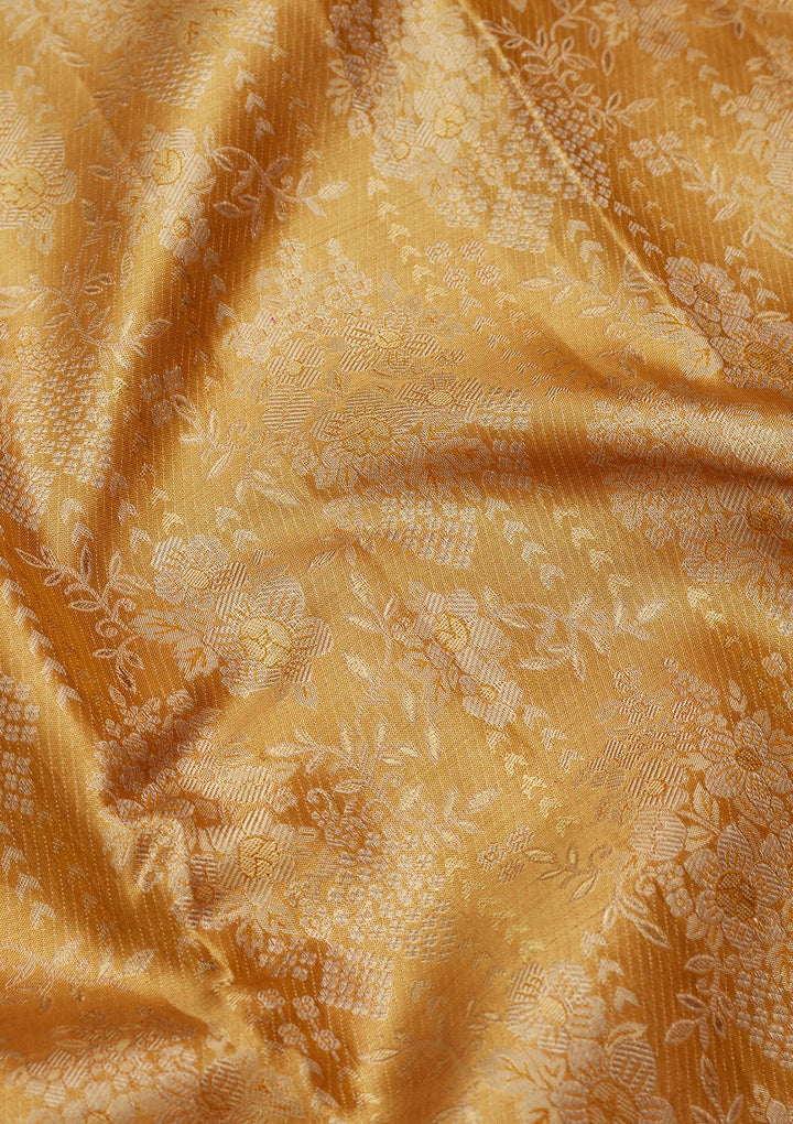 Gold Zariwork Tissue Silk Saree