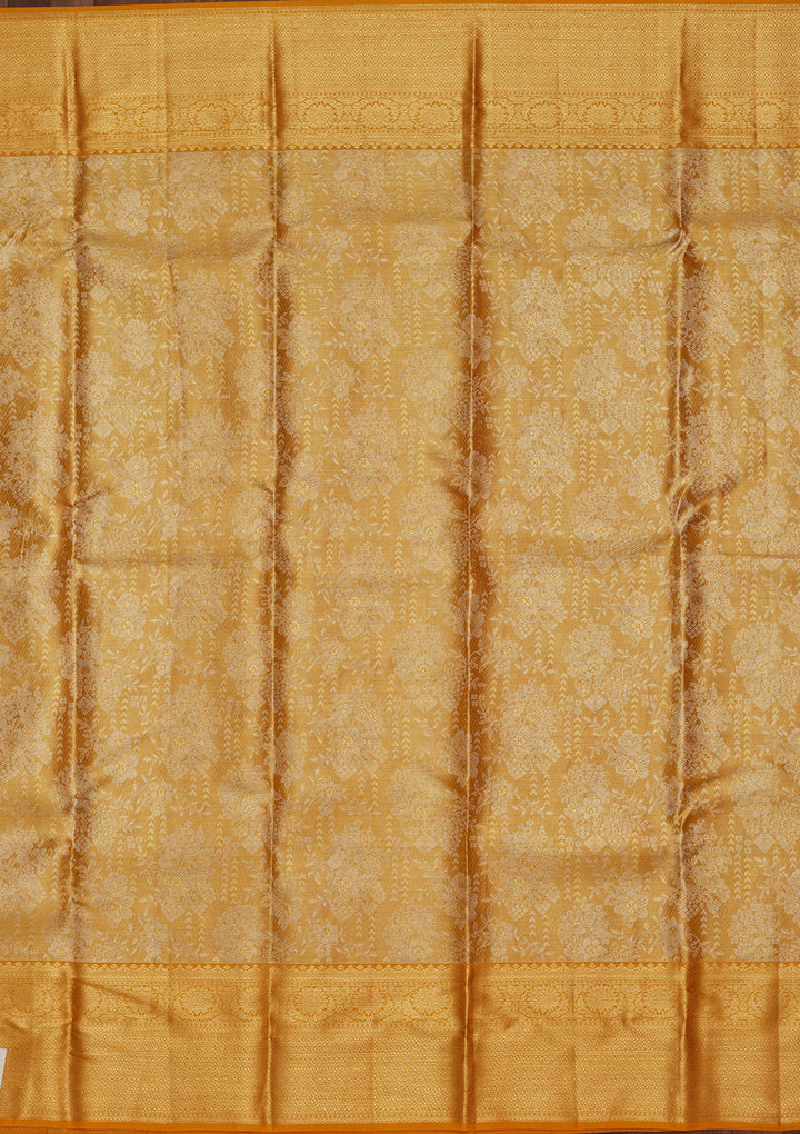 Gold Zariwork Tissue Silk Saree