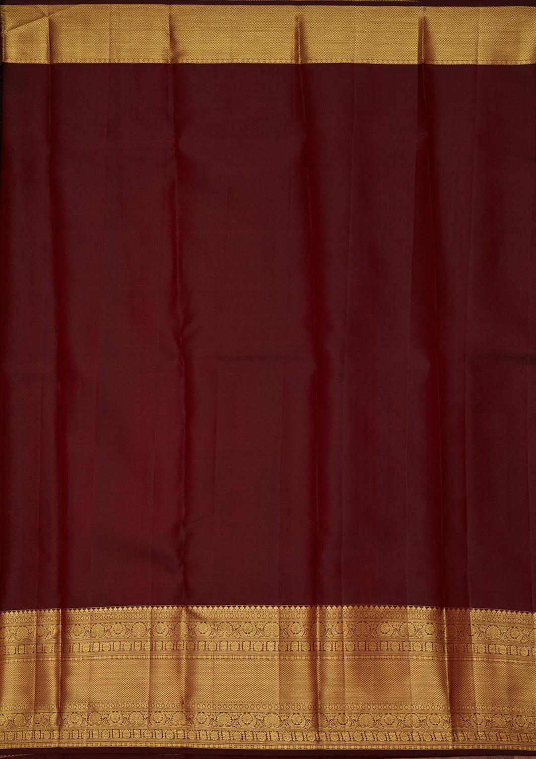 Wine Silk Jaal Saree With Matching Blouse Piece