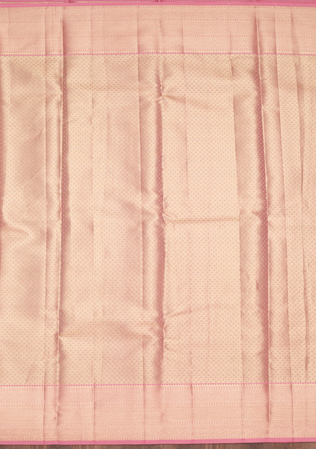 Peach Zariwork Tissue Silk Saree