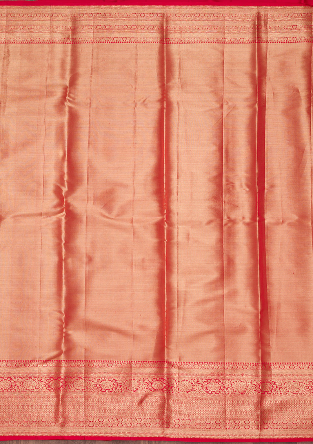 Rust Zariwork Tissue Silk Saree
