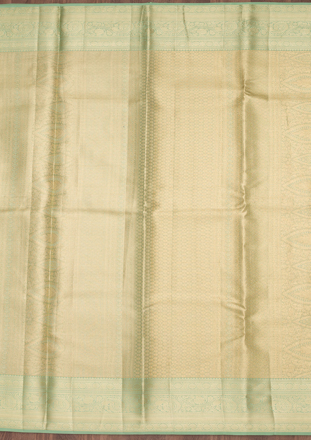 Pista Green Zariwork Tissue Silk Saree