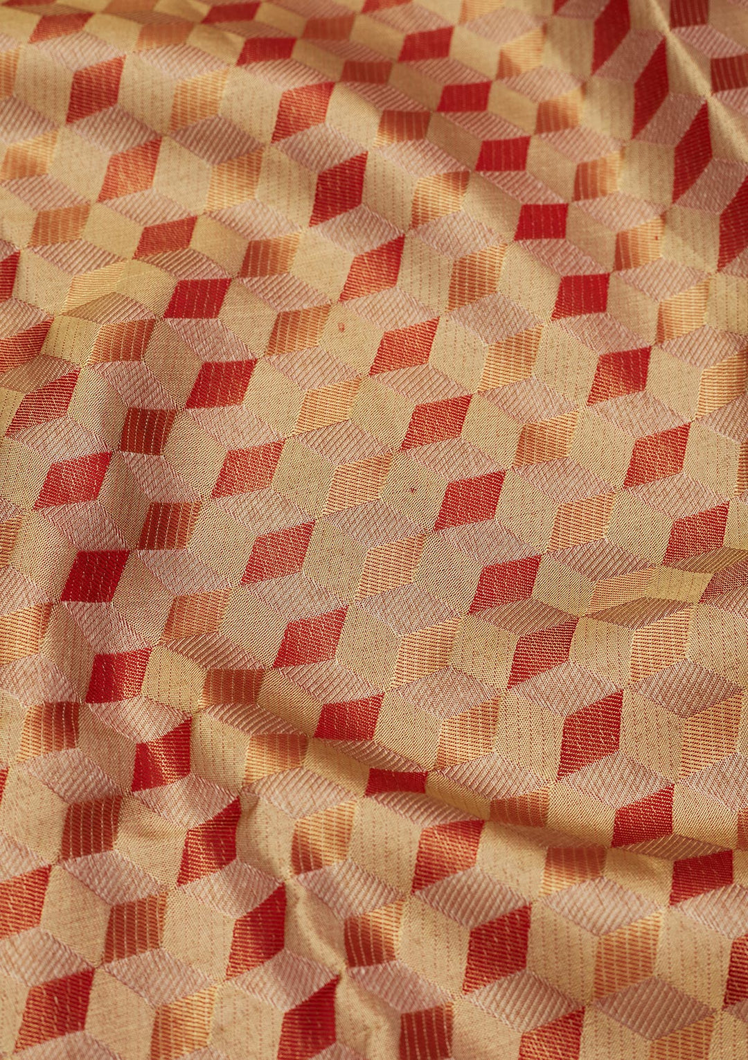 Multi Tissue Checks Saree With Matching Blouse Piece