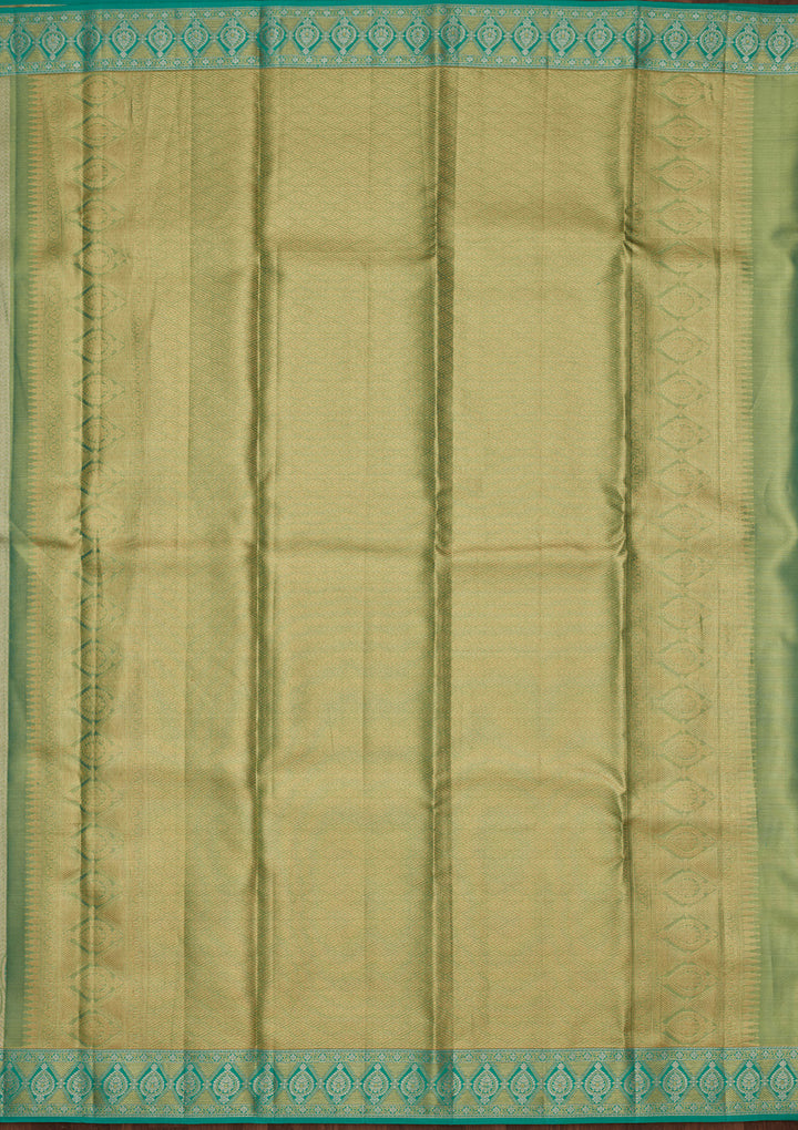 Pista Green Zariwork Tissue Silk Saree