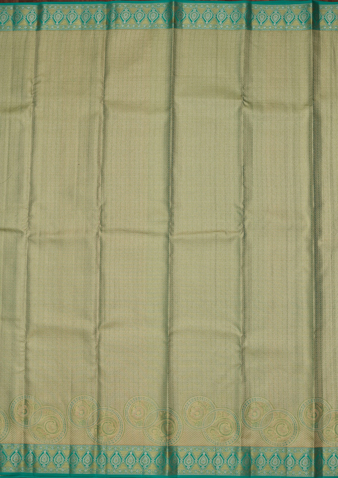 Pista Green Zariwork Tissue Silk Saree