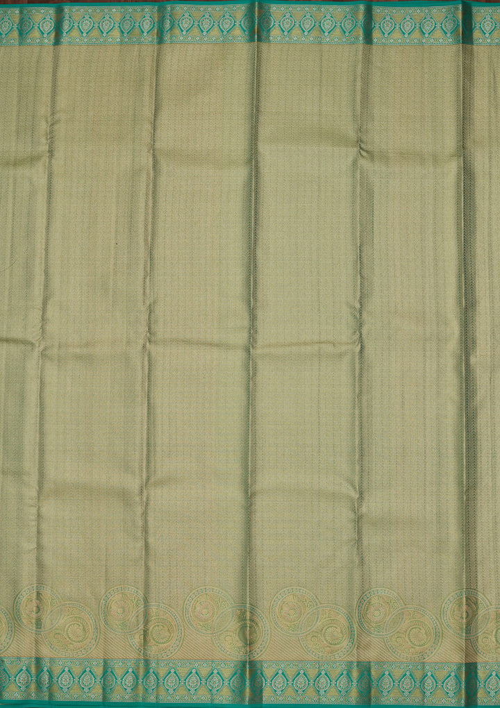 Pista Green Zariwork Tissue Silk Saree