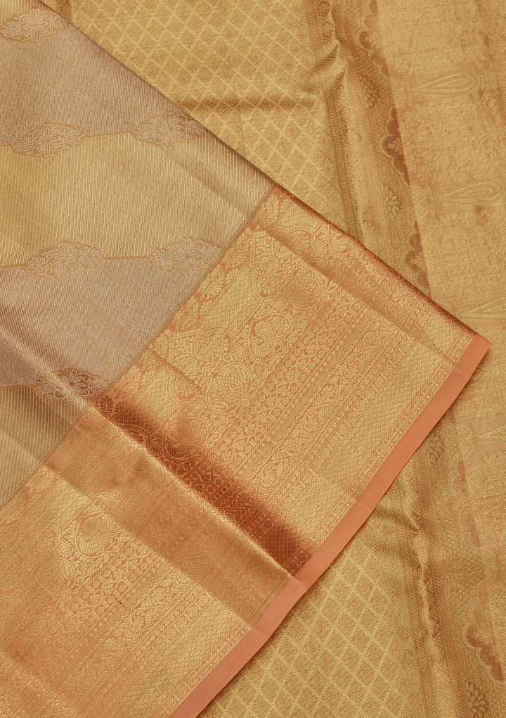 Multi Zariwork Tissue Silk Saree