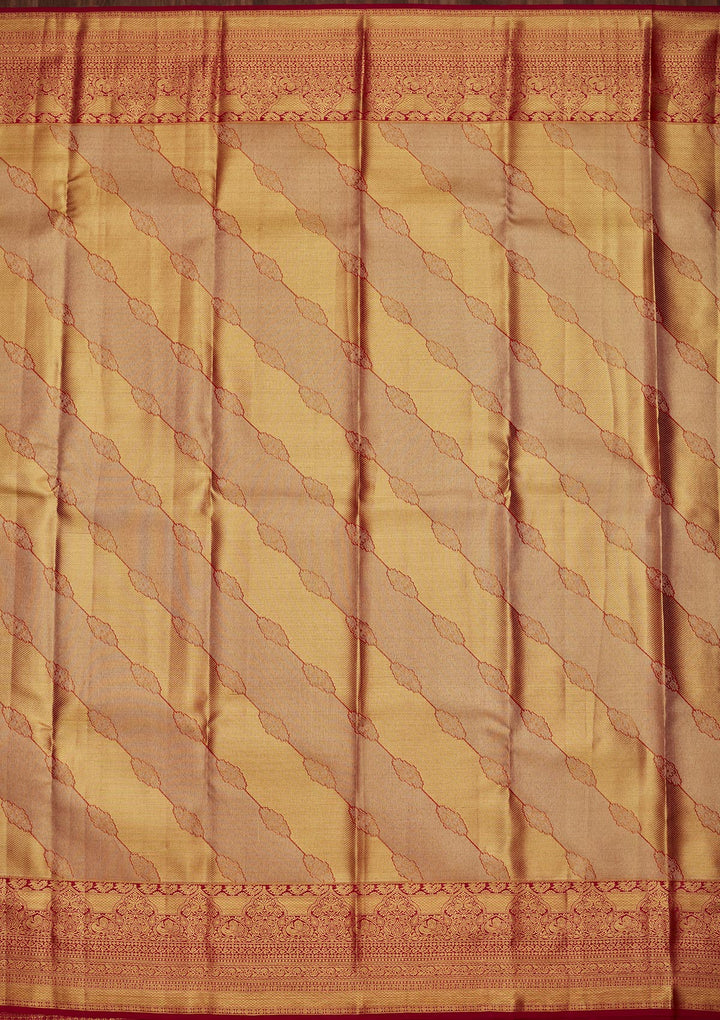 Multi Tissue Jaal Saree With Matching Blouse Piece