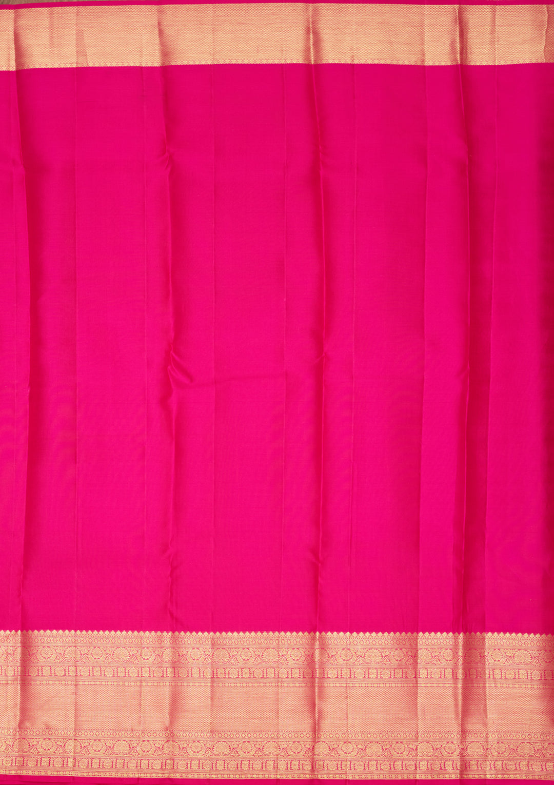 Rani Pink Silk Jaal Saree With Matching Blouse Piece