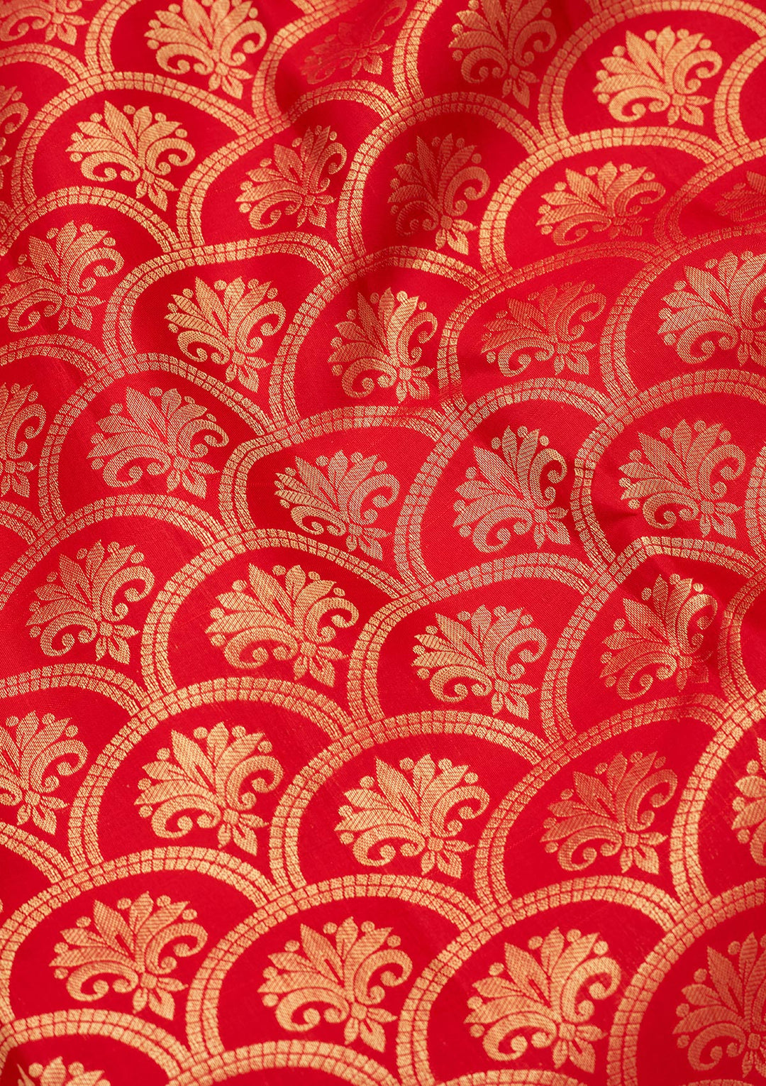 Red Zariwork Pure Silk Saree