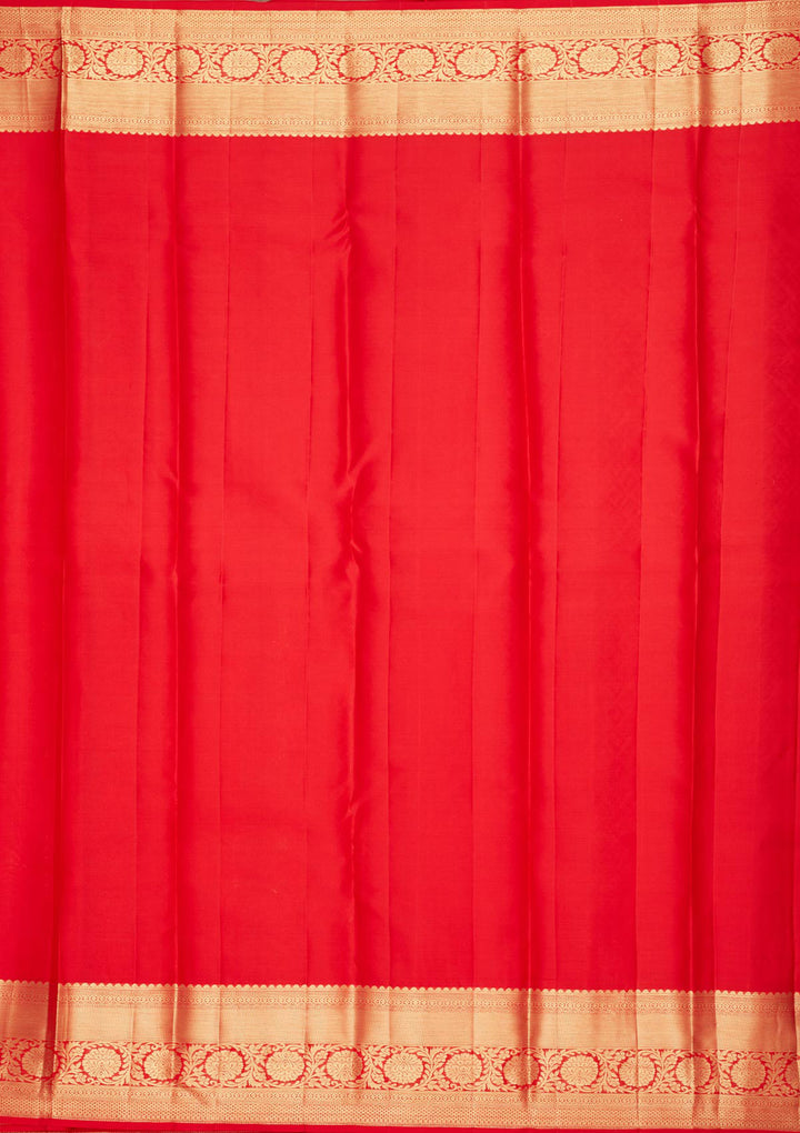 Red Zariwork Pure Silk Saree