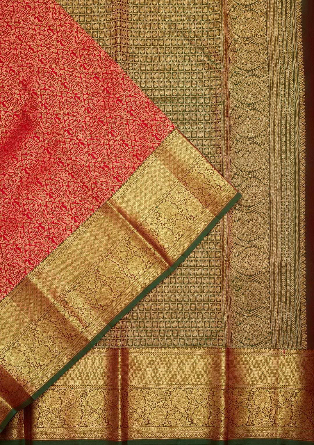 Turquoise Blue Silk Jaal Saree With Matching Blouse Piece
